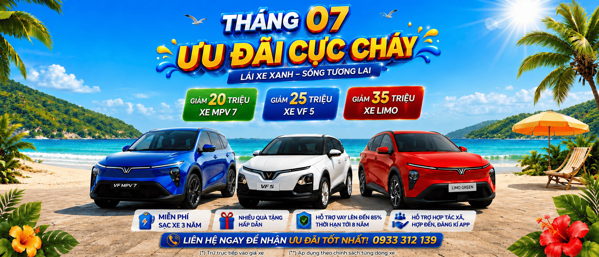bảng giá xe vinfast tháng 7 2026 kèm ưu đãi