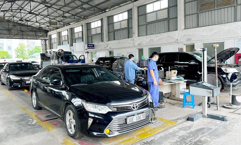 hình trung tâm đăng kiểm xe 1-7-2026