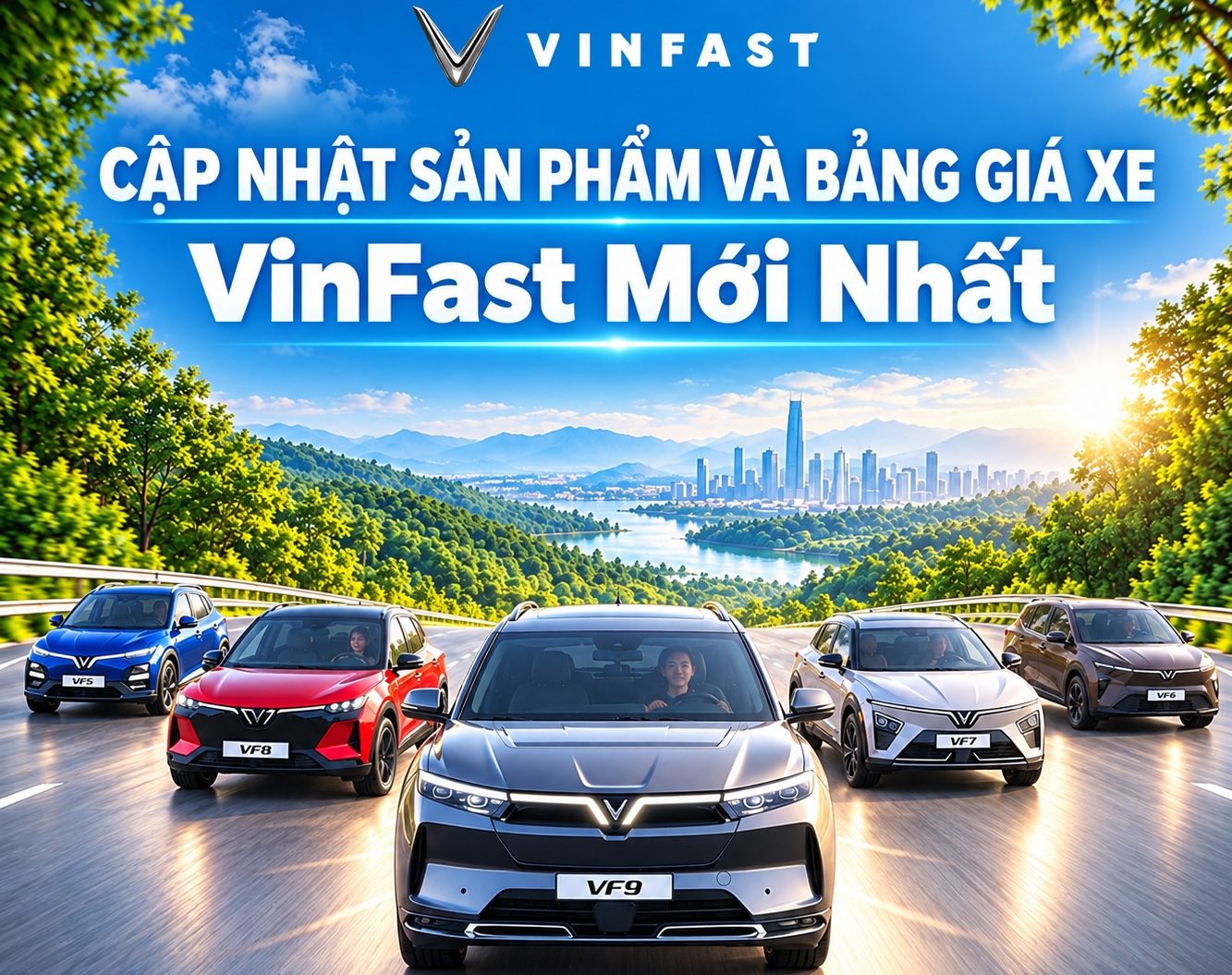 cập nhật bảng giá xe vinfast mới nhất